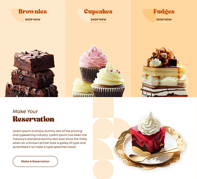 Brulee Cafe Home - Mid Section 🎨 design graphic design landing page ui ux web design website design