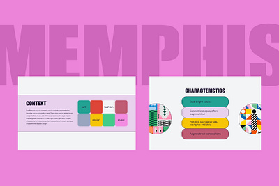 UI concept Memphis style bright color concept design figma graphic design inspiration memphis pink style ui ux web website