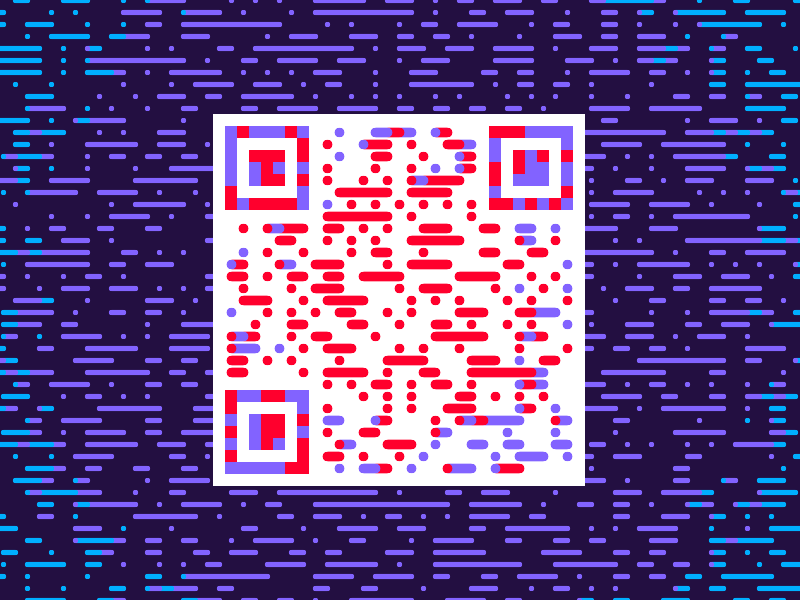 Animated QR code 2 animation barcode code qr qrcode url