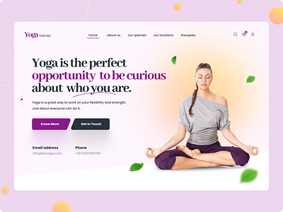 Yoga Lessons Platform designs, themes, templates and downloadable graphic  elements on Dribbble