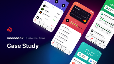 Monobank Case Study bank bank app case study finance finance app fresh gradient ios mobile mobile app mono monobank ui