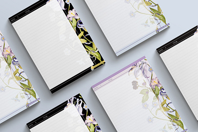 Flora notepad design design graphic design illustration