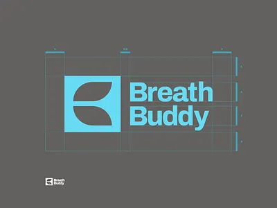 Breath Buddy - Logo Grid animation brand brand identity branding breath buddy construction design designer graphic graphic design grid icon illustration logo logotype mark symbol ui vector