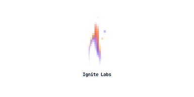 Ignite Labs fire flame incubator logo logo design pixels startup technology vc