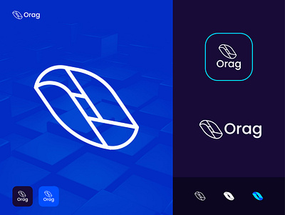 Orag Brand identity logo app icon branding compnay corpoarte finance flat graphic design icon logo minimal modern orag