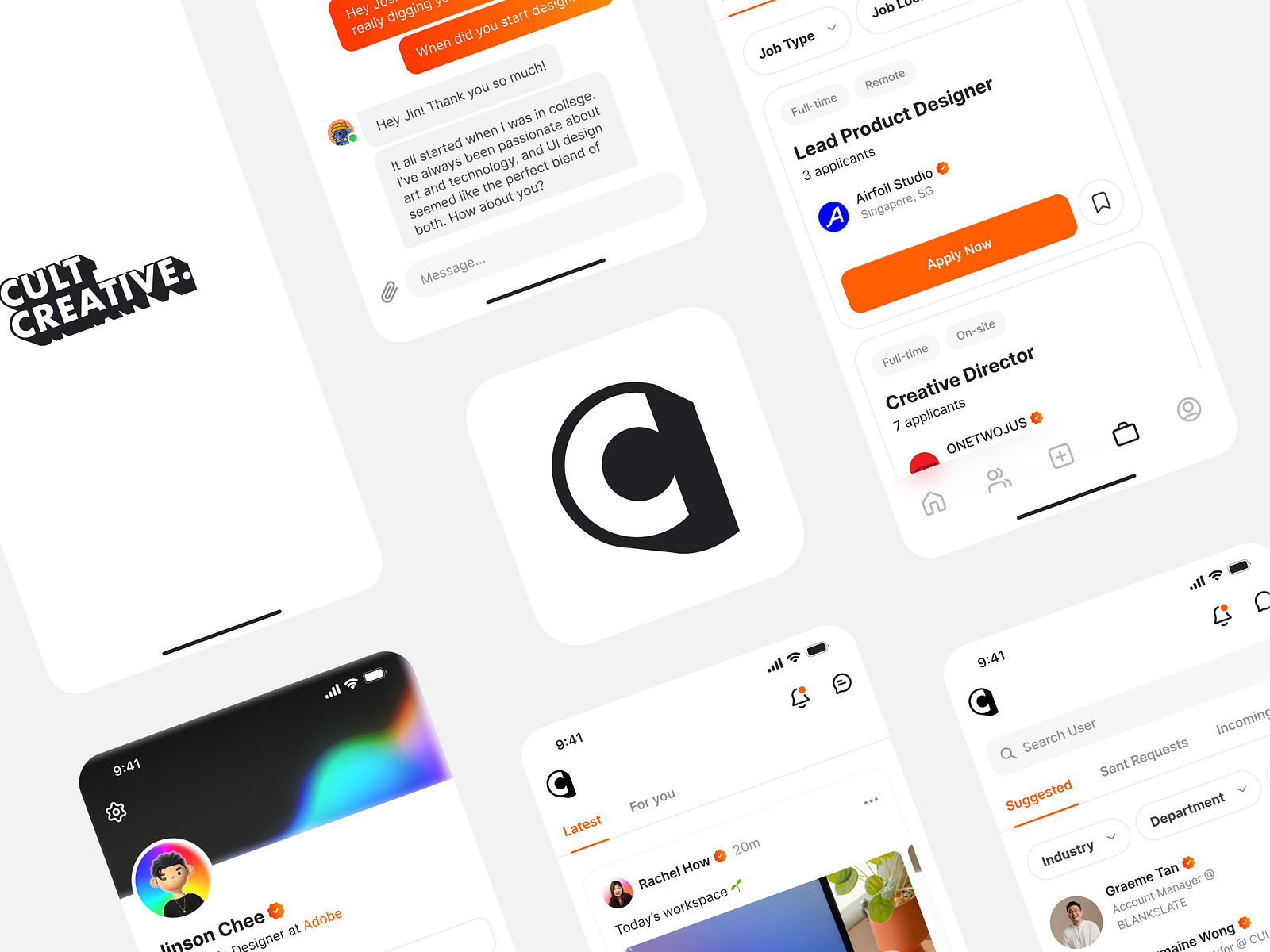 Cult Creative – App Redesign by Jinson Chee (Jin) on Dribbble