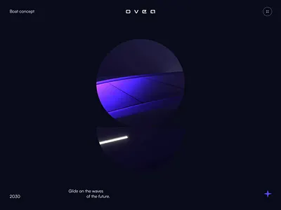ovea boat concept cgi 3D product design interactive experience 3d animation automotive boat cg concept dashboard design hmi interface product render ui ux web yacht