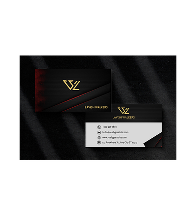 Modern Business Card Design design graphic design logo ui