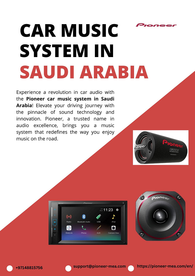 Pioneer Car Music System in Saudi Arabia by PIONEER on Dribbble