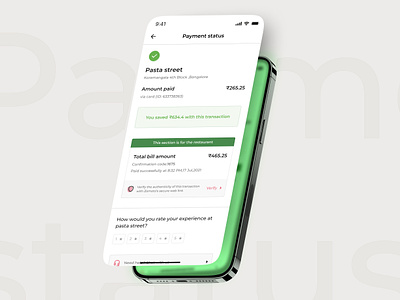 Payment status redesign app daily ui design design pilot minimal payment status ui ux website zomato