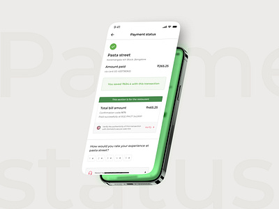 Payment status redesign app daily ui design design pilot minimal payment status ui ux website zomato