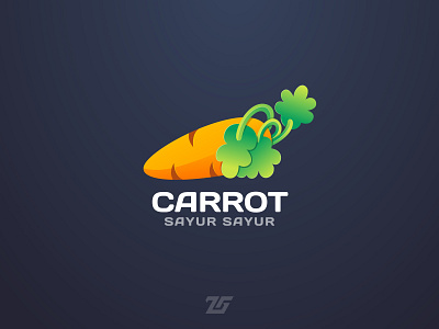 Carrot 3d amazing logo art branding carrot carrot logo colorful creative design gradient logo graphic design illustration logo logos modern nature vegan vegetables