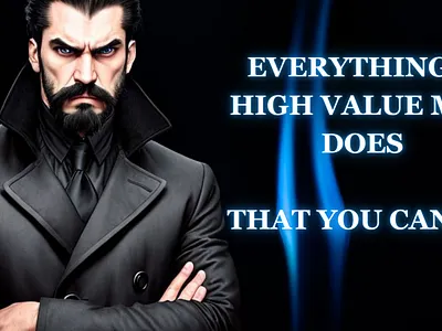 High value man YouTube thumbnail design designer graphic design social media design thumb youtube thumbnail