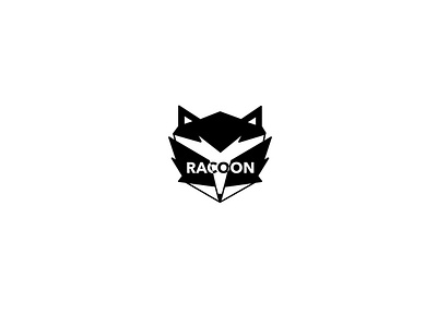 Racoon design illustration logo vector