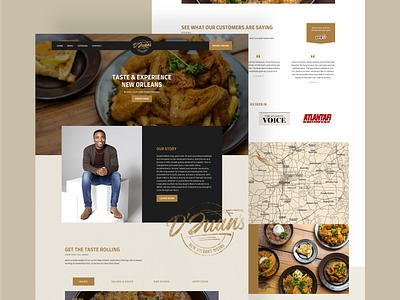D'Juan's | Desktop design graphic design restaurant web design website