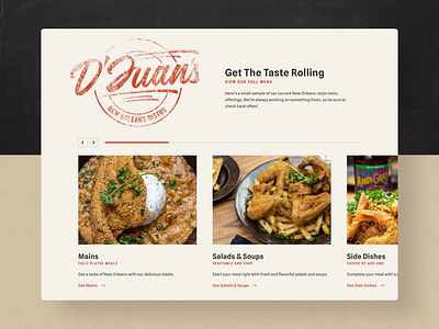 D'Juan's | Alternate Design design graphic design restaurant website