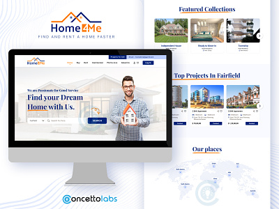 Find And Rent A Home Faster Website animation branding find and rent find and rent a home graphic design rent a home ui