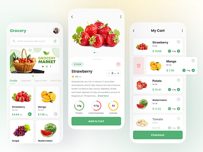 Online Supermarket App | Grocery App grocery app grocery app development grocery shopping app mobile app online grocery app shopping app supermarket app ui desing ux design