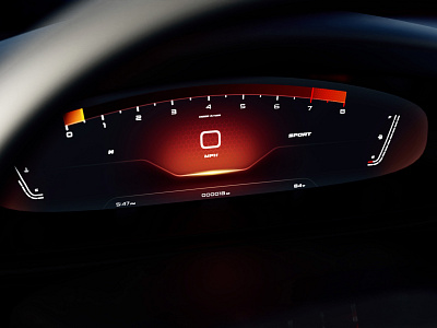 S2000 Dashboard Concept 3d app car cockpit dashboard design digital dashboard interior product ui ux