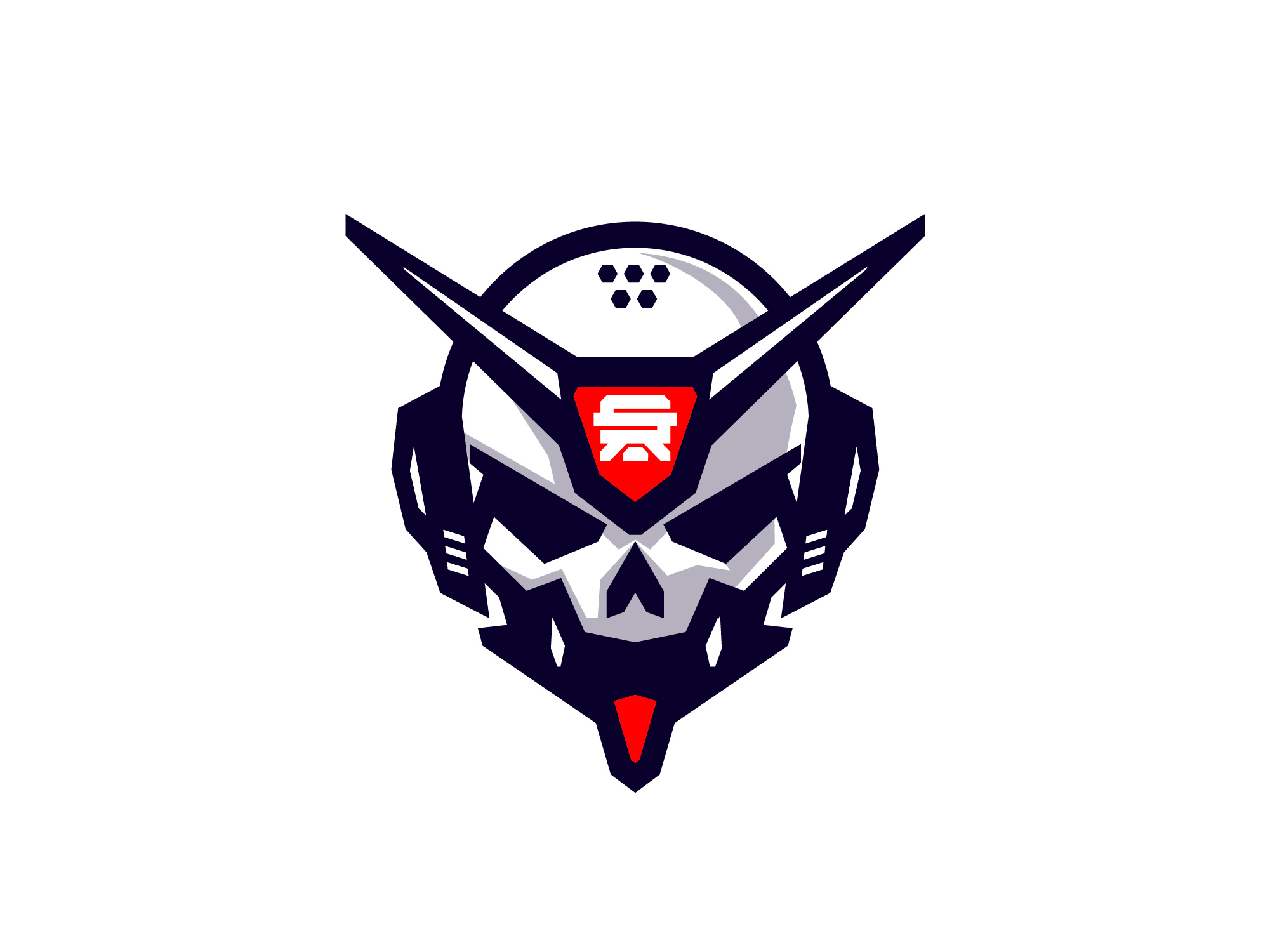 An old work just for fun branding cartoon character design design gundam illustration logo logo design mascot mascot design retro robot skull