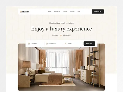 Hotelse - Hotel Booking Platform Header booking booking platform dribbble best shot holiday hotel hotel booking website luxury popular shot renting reservation room booking tourism travel trends trip vacation web design webdesign website concept website design