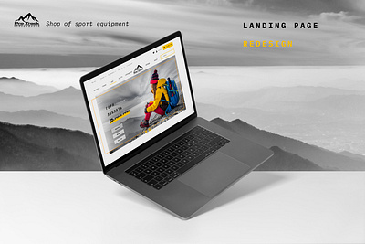 Sport Equipment Shop/Redesign concept design sport ui web