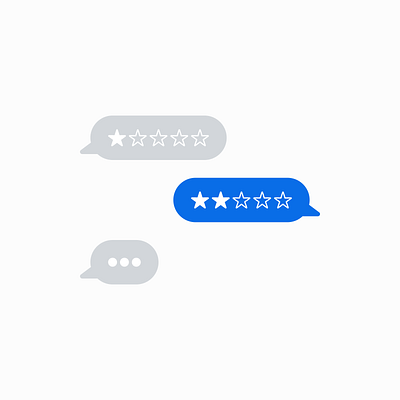 Critique Illustration apple application branding bubble chat critique design feedback graphic design icon illustration imessage logo message product design rate rating ui ux vector