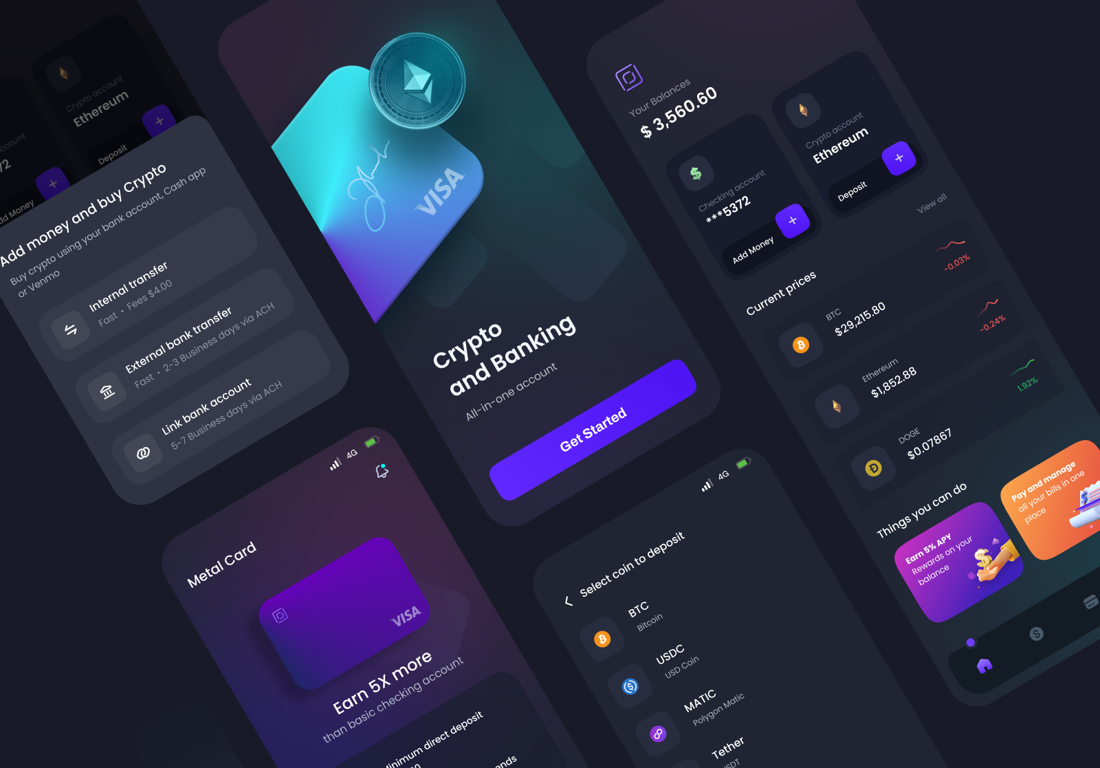 Crypto Banking by Priti Patil on Dribbble