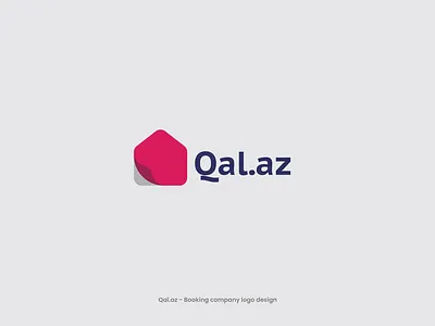 Qal.az - Booking company logo design book booking booking company logo booking logo company logo creative creative logo creative logo design design graphic design home home logo home logo design illustration logo logo design qal qal.az qalaz shahin aliyev