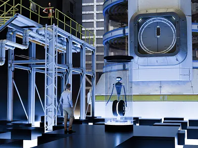 Project Nubow 3d design illustration