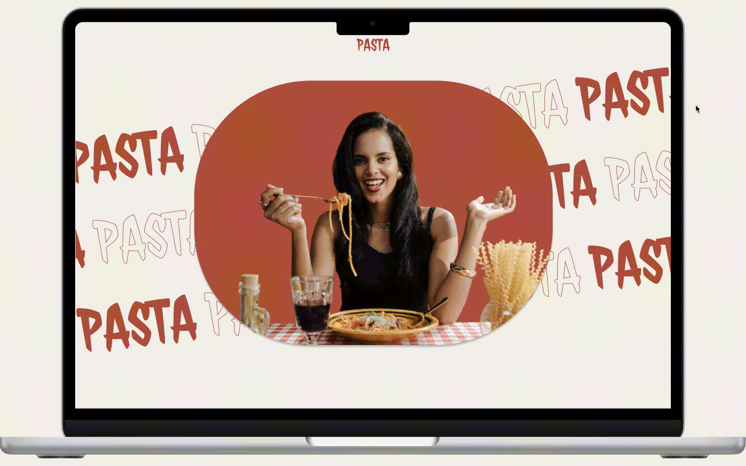 Restaurant - Pasta app design figma graphic design illustration logo pasta restaurant spaghetti ui ux vector website