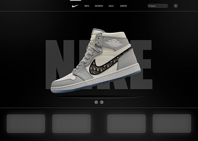 Prototype Website for a Shoe Brand branding design graphic design illustration logo ui ux vector