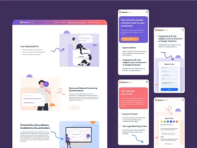 SaaS Website graphic design mobile ui webdesign website