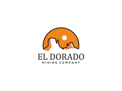 EL DORADO app logo design brand identity design company logo creative logo design graphic design logo logo design minimal minimalist logo design mining logo modern logo design