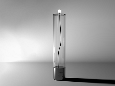 Candle light 3d branding industrial design product design