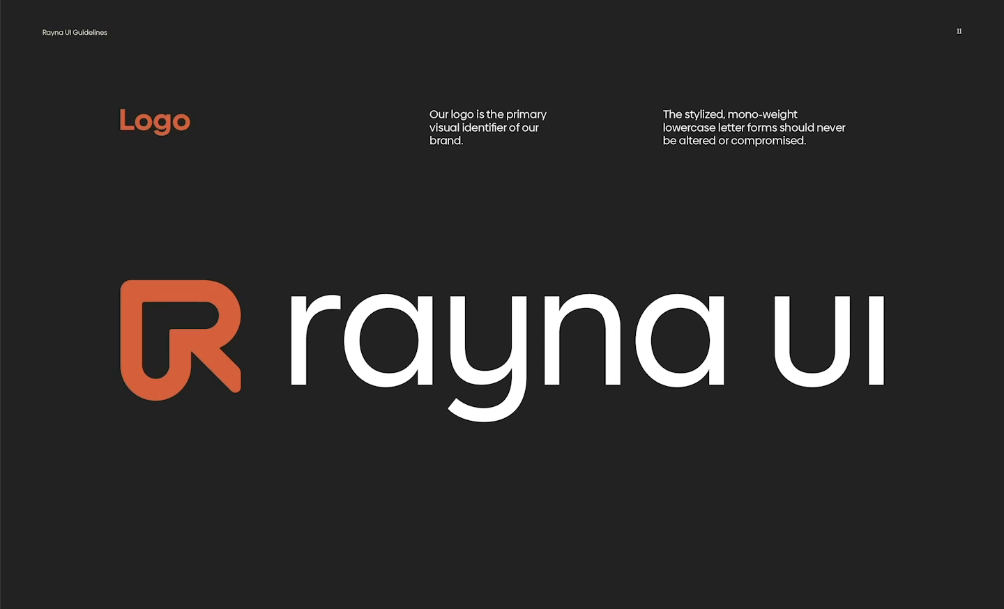 Example of Rayna Branding
