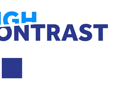 High Contrast Logo branding design graphic design logo typography vector