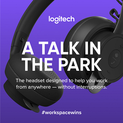 Logitech - Workspace Wins branding graphic design identity typography