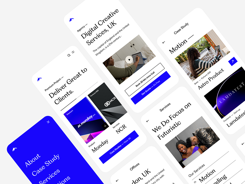 Case studies by DStudio® on Dribbble