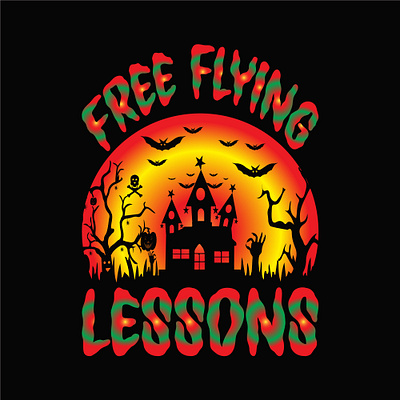 Free flying lessons 9 halloween tshirt 2023