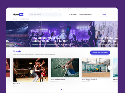 Event marketplace event party ticket ui ux website