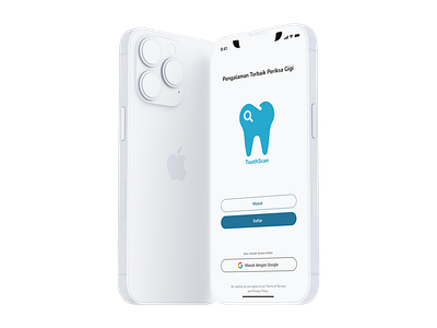 ToothScan branding design graphic design illustration logo ui uiux ux