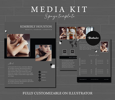 FASHION MEDIA KIT TEMPLATE banner fashion fashion media kit fashion press kit fashion social media kit media kit media kit tamplate poster press kit press kit template social media kit social media kit tamplate