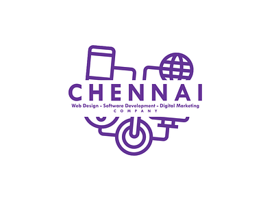 "CHENNAI" logo design. branding design graphic design illustration logo