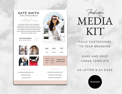 FASHION MEDIA KIT TEMPLATE banner fashion fashion media kit fashion press kit fashion social media kit media kit media kit template poster press kit press kit template social media kit social media kit template