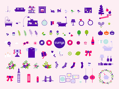 Prop Illustrations animation branding design designer digital art digital illustration digitalart graphic design icon icondesigns iconillustrations illustration illustration art illustrator items motion graphics props purple socialdesign socialmedia
