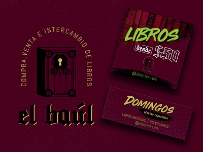 El baúl banner design graphic design logo