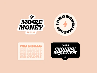 Stickers animated icons brand branding credit card digital stickers finance finance app fintech gif stickers instagram instagram stories lettering social media startup sticker stickersbranding typography