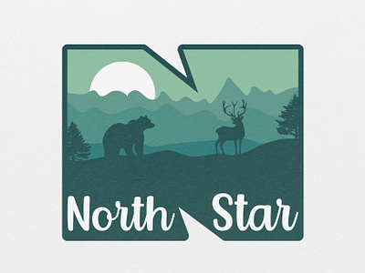 Letters N Emblem with Nature Vintage Badge Logo Illustration adventure badge design badge logo badges branding design graphic design illustration logo nature north star north star badge vector vintage adventure