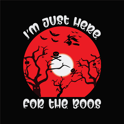 I'm just here for the boos 9 halloween tshirt 2023